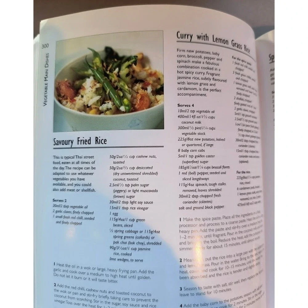 1000 Indian Chinese‎ Thai and Asian Recipes Cookbook Laminated Paperback